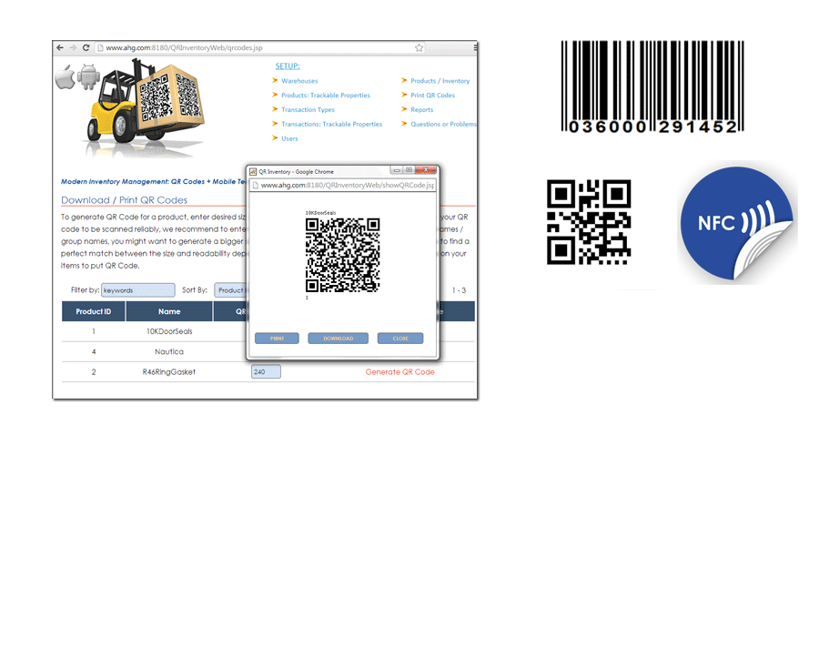 Inventory Software With Mobile Data Collection QR Inventory Tour